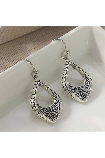 Choice T1208-1 Vintage Bohemian Geometric Teardrop Dangle Earrings Copper Eth...