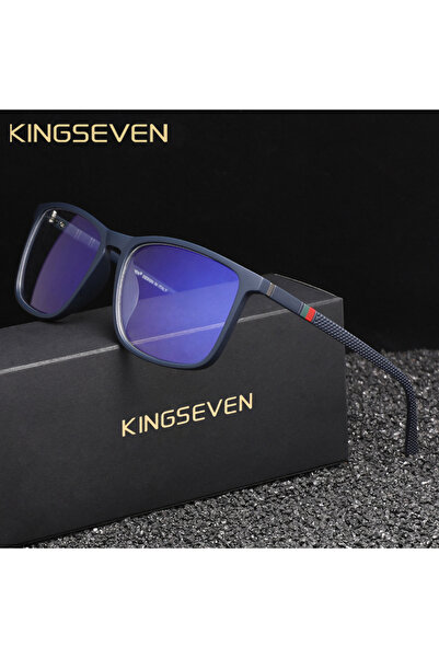 Choice4 Blue 45 KINGSEVEN Blue Light Filter Transparent Glasses Men/Women Com...