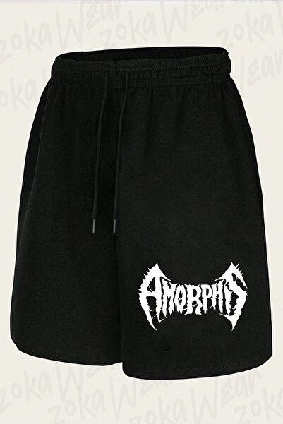 ZOKAWEAR Unisex Amorphis Design Printed Shorts