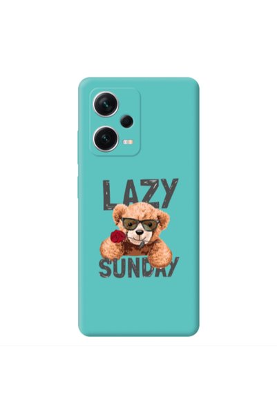 Other Xiaomi Poco X5 Lazy sunday Turquoise Colored Silicone TPU Θήκη