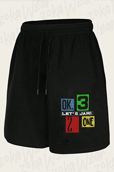 ZOKAWEAR شورت مطبوع بتصميم Cowboy Bebop v2 للجنسين