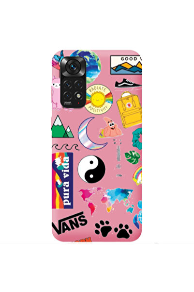 Other Xiaomi Redmi Note 11 4G Vans Pink Colored Silicone TPU Θήκη