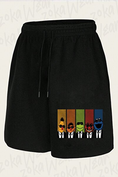 ZOKAWEAR Unisex Σορτς με στάμπα Reservoir Muppets Design