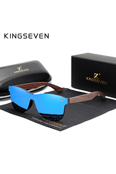 Choice1 With Leather Case blue walnut wood KINGSEVEN 2024 Luxury Walnut Wood ...
