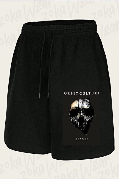 ZOKAWEAR Unisex Orbit Culture Design Printed Shorts
