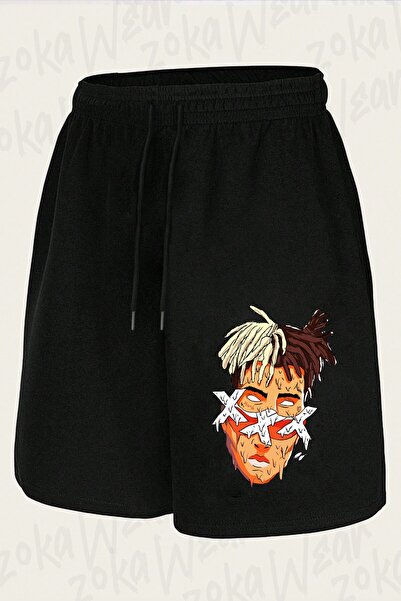 ZOKAWEAR Unisex Melting Xxxtentacion Design Printed Shorts