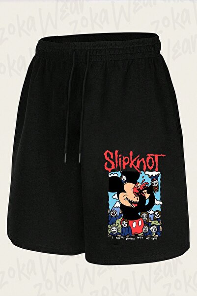 ZOKAWEAR Unisex Slipknot V34 Design Printed Shorts