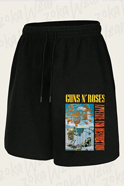 ZOKAWEAR Unisex Guns N Roses V39 Design Printed Shorts