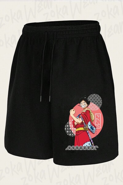 ZOKAWEAR Unisex One Piece Monkey D. Luffy V3 Design Printed Shorts