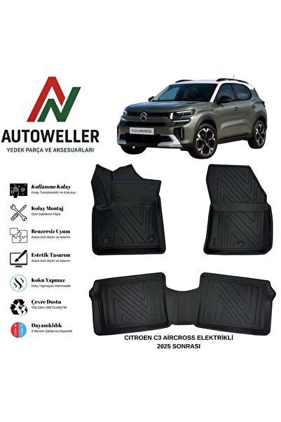 AutoWeller Citroen C3 Aircross 2025 Sonrası Havuzlu Oto Elektrikli Havuzlu 3D...