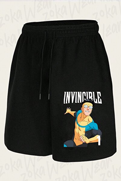 ZOKAWEAR Unisex Invincible V1 Design Printed Shorts