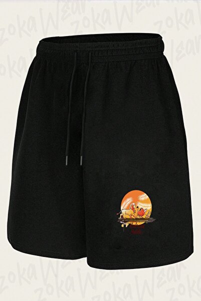 ZOKAWEAR Unisex Hakuna Matata Design Printed Shorts