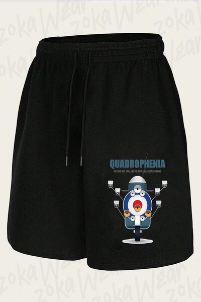 ZOKAWEAR Unisex Quadrophenia Alternative Movie Poster t Design Printed Shorts