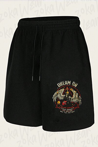 ZOKAWEAR Unisex šorts sa printom dizajna Dream On Aerosmith