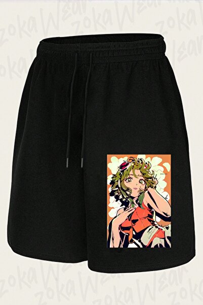 ZOKAWEAR شورت مطبوع بتصميم Megpoid Gumi للجنسين