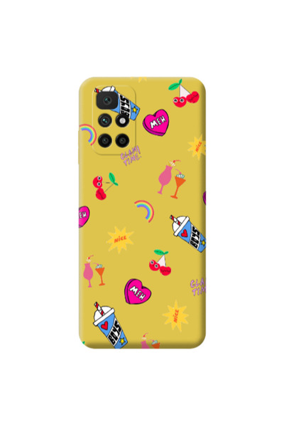 Other Xiaomi Redmi 10 2022 glam time Yellow Colored Silicone TPU Θήκη