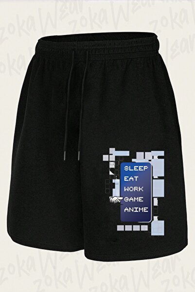 ZOKAWEAR Unisex Σορτς με στάμπα σχεδίου Final Fantasy πραγματικής εμφάνισης