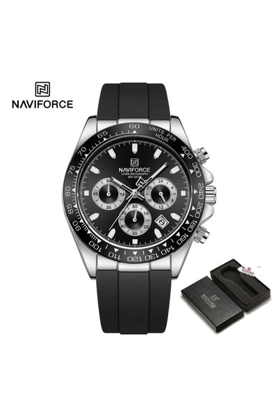 Choice3 NAVIFORCE SBB-BOX NAVIFORCE NF8054 Original Watches For Men Silicone ...