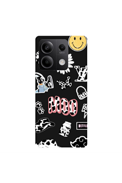 Other Xiaomi Redmi Note 13 5G Find Yourself 6 Black Colored Silicone TPU Θήκη