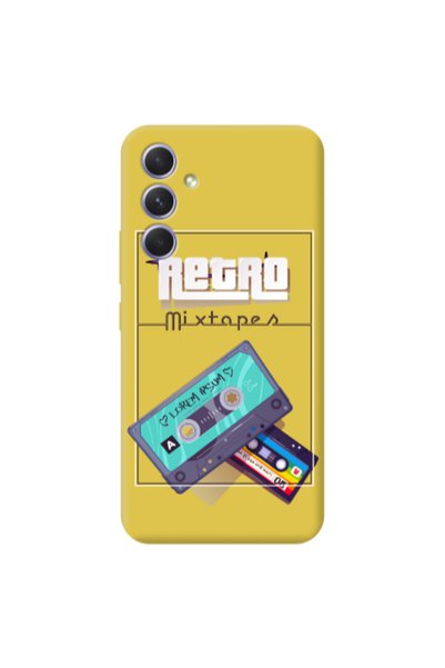 Other Samsung A26 Mixtapes Yellow Colored Silicone TPU Θήκη