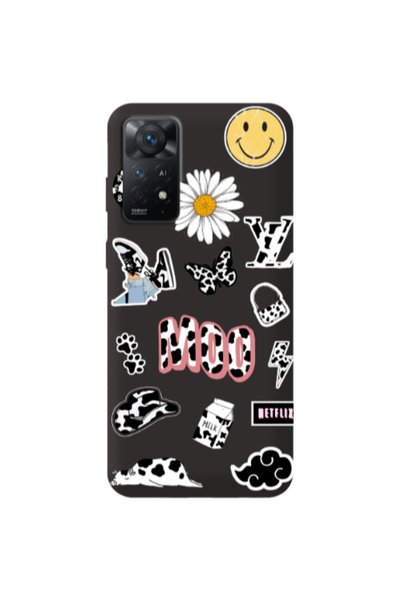 Other Xiaomi Redmi Note 11 4G Find Yourself 6 Black Colored Silicone TPU Θήκη