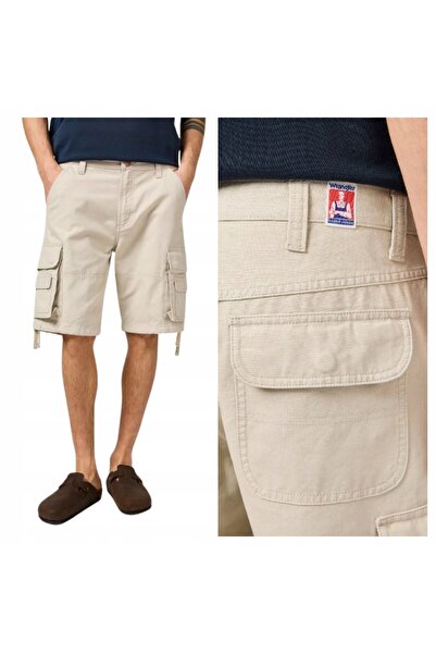 WRANGLER Pantaloni Barbati Scurti, Wrangler, CJ Cargo, 31 INTL, Bej, Regular ...