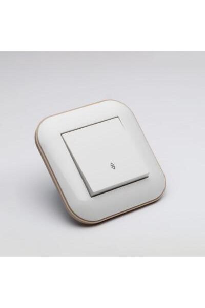 Ovivo Electric Ovivo Loft Λευκό Κραφτ ST Διακόπτης Τοίχου Σκάλας, 404-010206-209