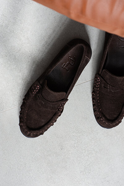 DUXAL SHOES Abelia Women's Genuine Suede Leather Loafer Shoes