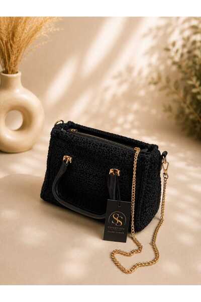 SS COLLECTION SAADET SÜMER Knitted Women's Shoulder Bag