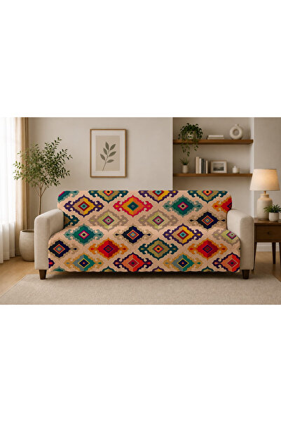 Şen Dekorasyon Traditional Pattern Sofa Cover