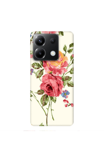 Other Xiaomi Poco X6 5G Violet and rose Transparent Silicone TPU Θήκη