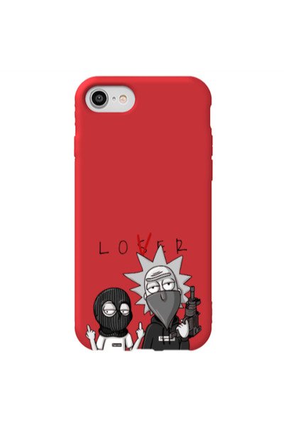 Other Apple iPhone 7 Rick Loser Red Colored Silicone TPU Θήκη