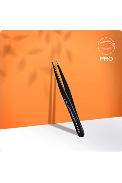 STALEKS EXPERT 11 TYPE 5b Noktasal profesyonel kaş cımbızı
