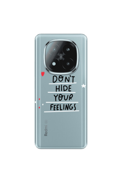 Other Xiaomi Redmi Note 14 Pro + 5g Dont Hide Your Feelings Transparent Silic...