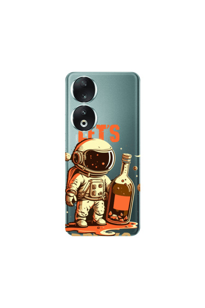 Other Honor 90 5G Lets drink Transparent Silicone TPU Θήκη