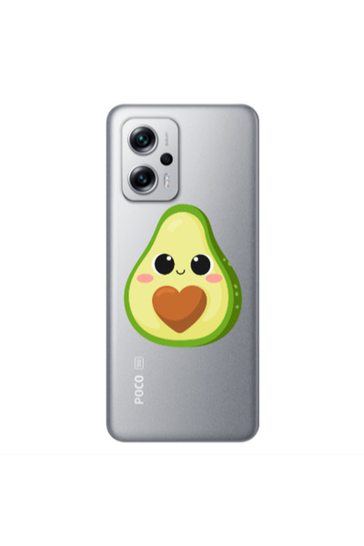 Other Xiaomi Poco X4 GT Baby avocado Transparent Silicone TPU Θήκη