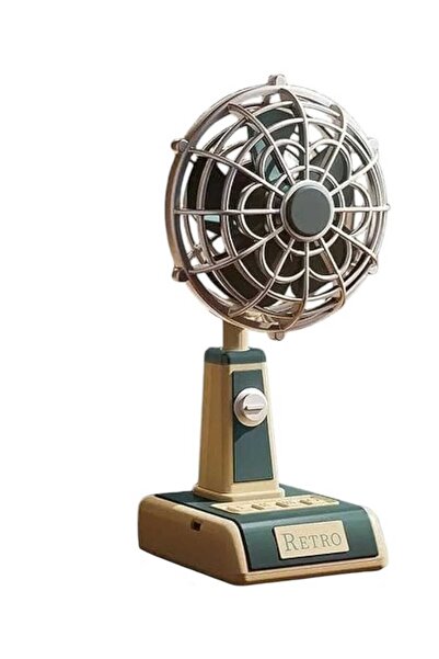 Generic Portable Desktop Fan with a Classic Design, Featuring a USB Charging ...