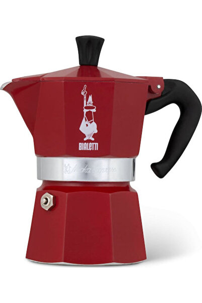 Bialetti Καφετιέρα εσπρέσο για εστίες 1 κούπα Κόκκινο Κωδικός: 0004941