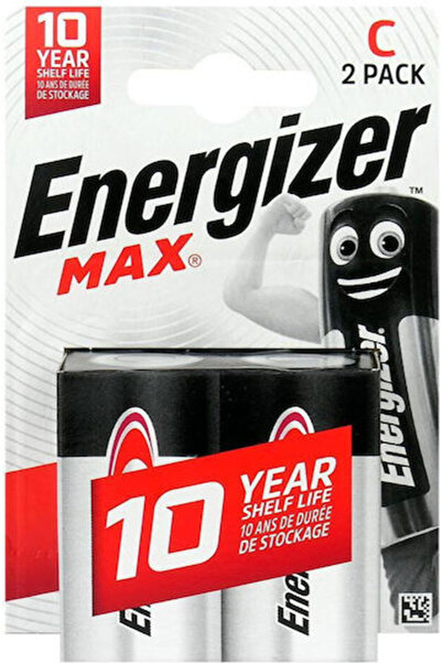 Energizer Αλκαλικές Μπαταρίες C 1.5V 2 τεμάχια Κωδικός: 20387