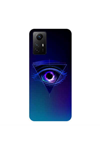 Other Xiaomi Redmi Note 12s Triangular blue eye Transparent Silicone TPU Θήκη