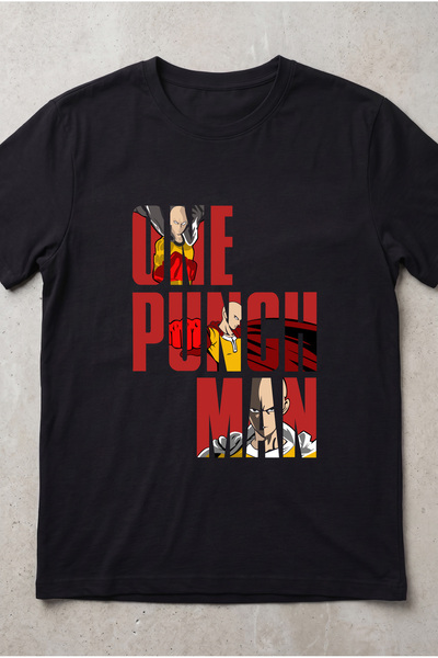 Silkensoul One Punch Man Anime Printed Standard Cut Unisex Tshirt