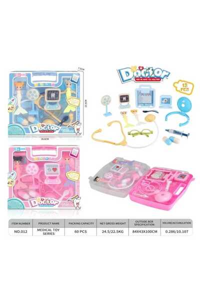 Tradesor Σετ βαλιτσάκι ιατρικής - 012 - 917298 - Pink