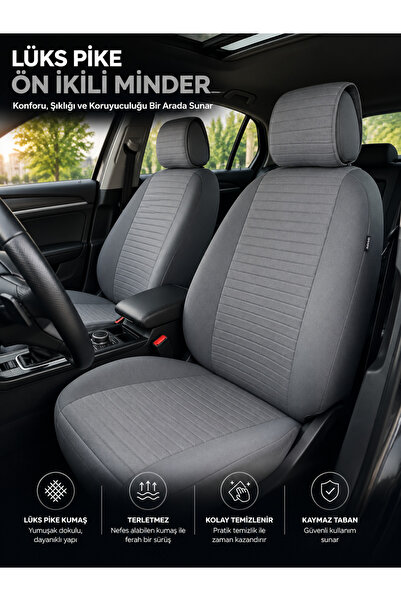 NEW DECO Front Dual Headrest Auto Seat Cushion Compatible with Hyundai Accent...