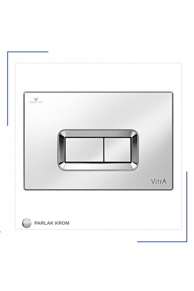 VitrA 711-8080 Loop R Kumanda Paneli-Parlak.Krom (711 Rez Uyumlu)