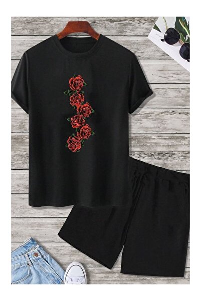 ship master Summer Collection New Arrival T-Shirt & Shorts Set Printed Patter...