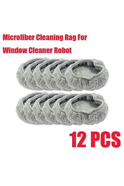 Choice1 12pcs Microfiber Cleaning Rag For Window Cleaner Robot,Reusable 14.5c...