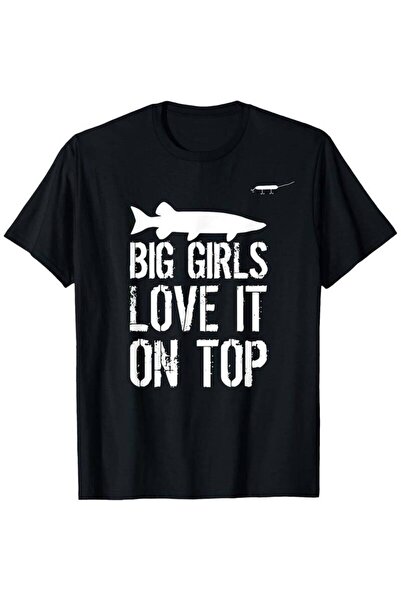 BASEPULSE Men' Big Girls Suitable T-Shirt - Muskie Design with Fish Graphic, ...