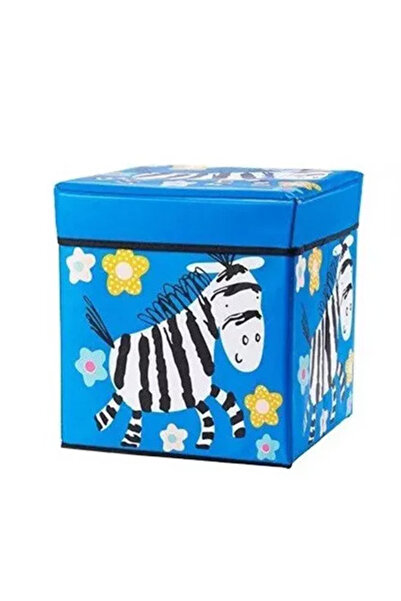 AtaPetGarden Cutie de depozitare pliabilă tip taburet, cu model ZEBRA, 30x30x...
