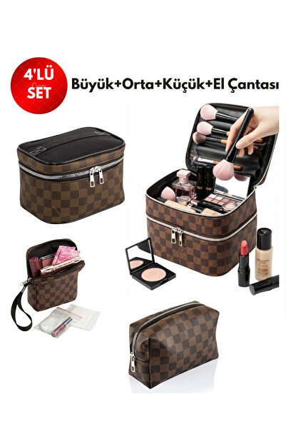 NS reliable Set od 4 komada šminke i kozmetike za putovanja Torba - Vodootpor...