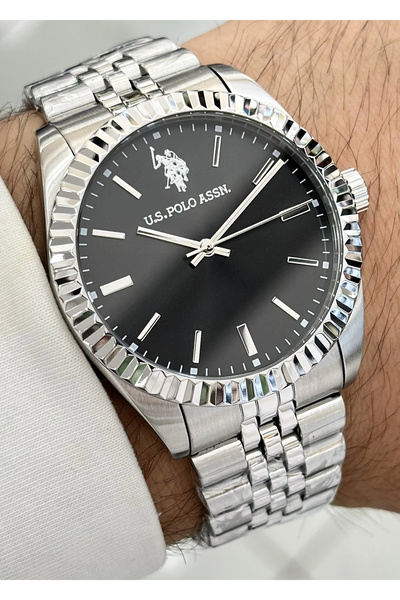 U.S. Polo Assn. U.S.POLO ASSN Çelik Kordon 5Atm Suya Dayanıklı 2 Yıl Garantil...